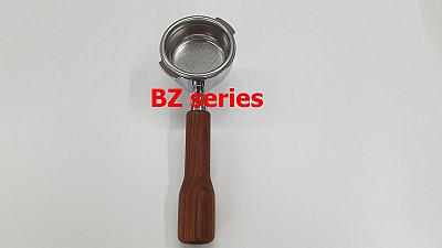 2 ways filter holder Bezzera BZ series 5965628R WOOD HANDLE  Bezzera