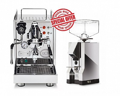 ECM Coffee machine Classika PID 81084 + MIGNON SILENZIO 16CR CHROMED ECM Heidelberg